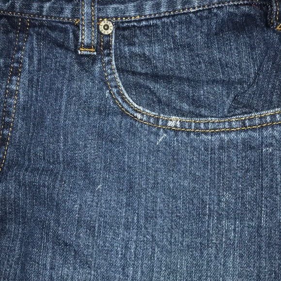 Eddie Bauer Men Flannel Lined Jeans Straight fit 36 x 34 River Rock - Picture 12 of 15